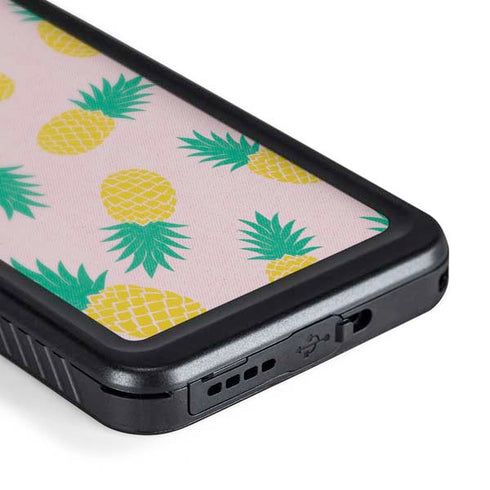 Summer Pineapples Galaxy S24 Waterproof Case